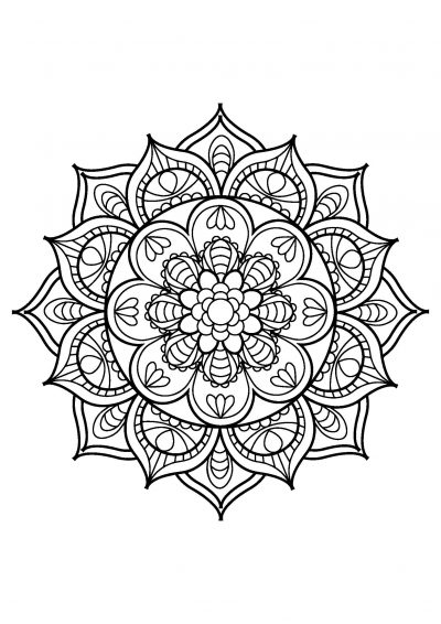 Calming mandala