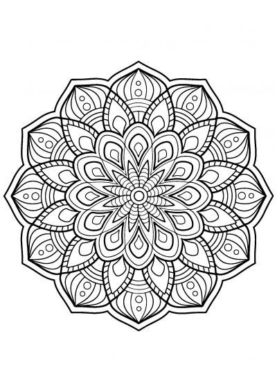 Elegant mandala